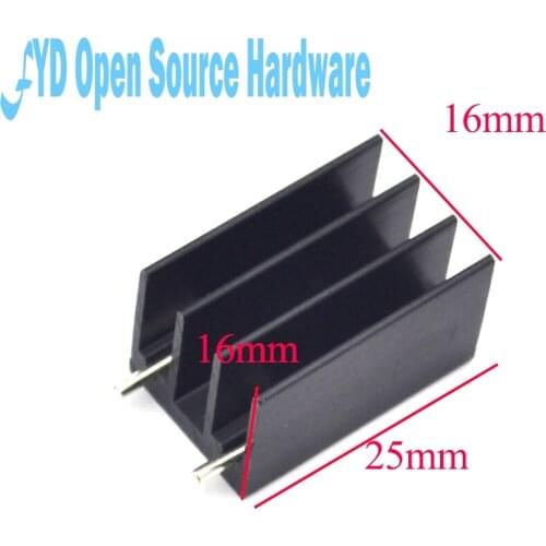 25*16*16MM Transistor MOS tube special aluminum heat sink aluminum radiator