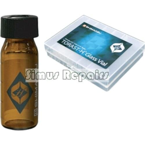 370-04300-03 Shimadzu Ultra-low Adsorption Sample Bottle 1.5mL Brown Brown Injection Bottle Cap Gasket 100