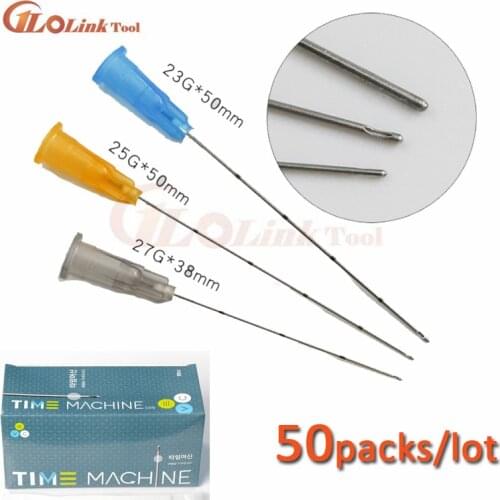 50packs Needle Tips 25G/27G/30G Plain Ends Notched Endo needle tip Syringe 4.8 9 Reviews Tool Parts