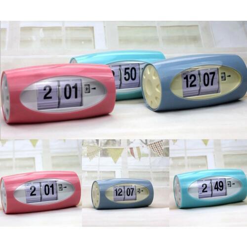 Auto Flip Clock Table Alarm Clock Kids Retro Classic Watch Home Bedroom Decor Desk Clock Digital Table Clock