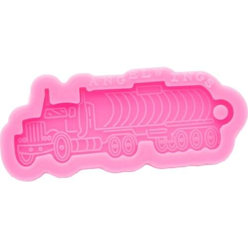 Shiny Train Car Resin Keychains Mould, Silicone Molds, Epoxy Mold DIY for Necklace Jewelry DY0711