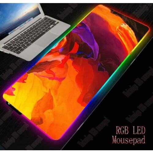 40*90cm Digital Art Large RGB Non-slip Colorful Rubber Mouse Pad Gaming Accessories Laptop PC Mousepad XXL Keyboard Desk Mat