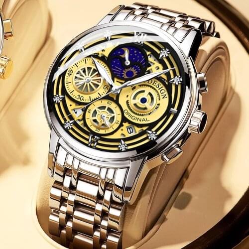 LIGE Mens Watches Top Brand Luxury Casual Sports Watches for Man Waterproof Luminous Stainless Steel Wrist Watch Reloj Hombre