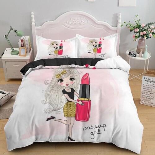 Children Bedding Sets Gifts Cute Princess Girls Printed Duvet Cover Set Single Twin Quilt Comforter Bed Covers 90 juego de cama