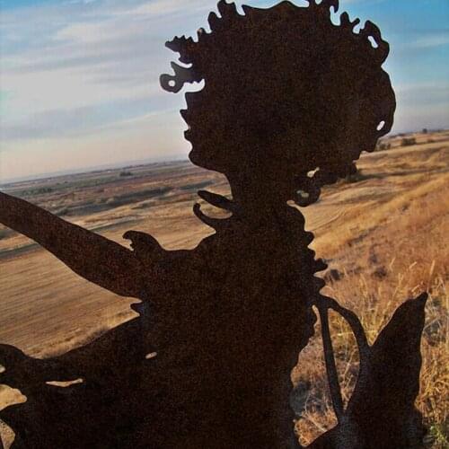 Fairy Yard Art Outdoor Garden Backyard Lawn Stakes Metal Girls Patio Decor