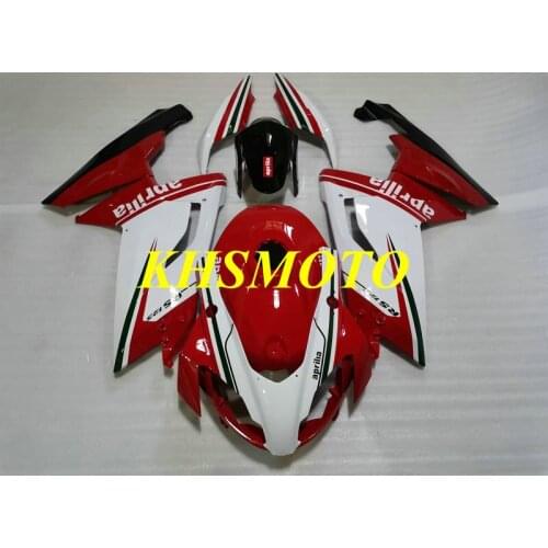 Injection Mold Fairing Kit for Aprilia RS125 06 07 08 09 10 11 RSV 125 2006 2011 ABS Red White Body Set+Gifts AP53
