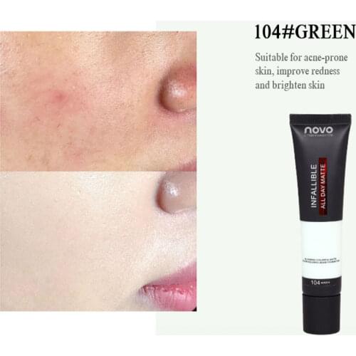 Novo 4 Colors Makeup Liquid Foundation Concealer Tube Contour Concealer Face Dark Eye Circle Cover Cream Cosmetics TSLM1