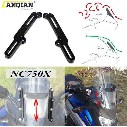 Motorcycle Windshield Adjusting Bracket For Honda NC750X NC750XA NC750XDA NC750DCT NC 750 XDA DCT 2016-2021 Windscreen Adjusters