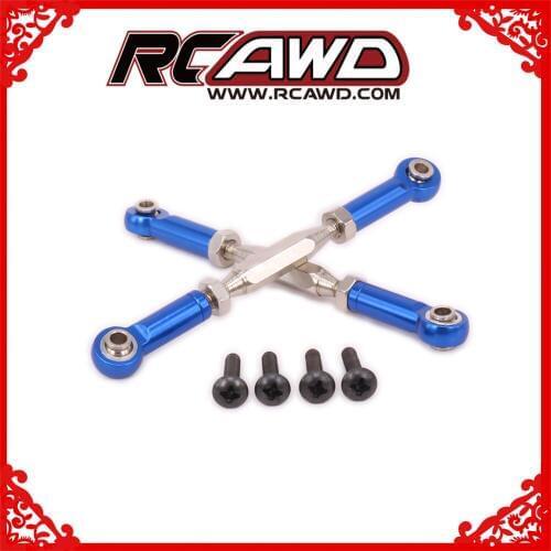 Metal steering tie linkage rod for rc hobby model car 1/10 Himoto 1:10 e10mt big foot monster truck E10MTL E10MT E10BP