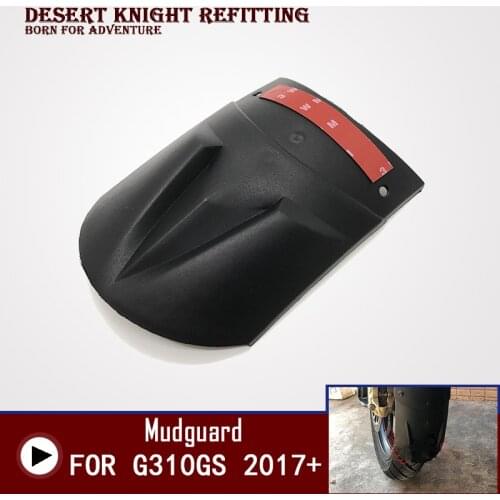 Motorcycle Black Front Mudguard Extender Fender Splash Extension Pad For BMW G310GS 2017 2018 2019 2020 2021