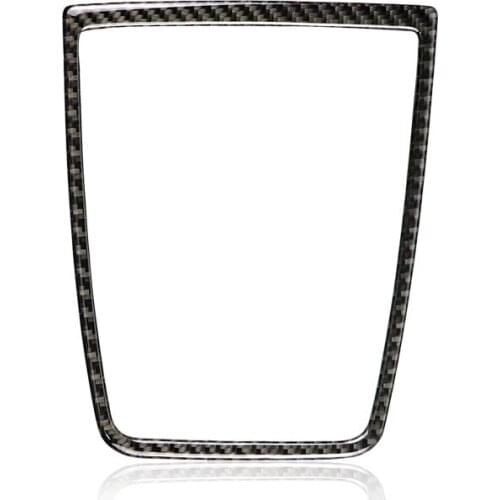 Real Carbon Fiber Dashboard Speaker Panel Sticker Cover for BMW F07 5 Series GT