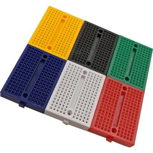 Wholesale SYB-170 Mini Solderless Prototype Experiment Test Breadboard 170 Tie-points 35*47*8.5mm