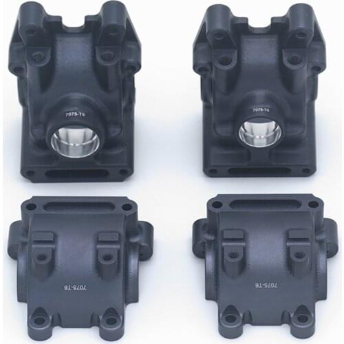 Aluminum Alloy front/ Rear Gearbox Housing Case Differential Cover for Tekno RC ALLRACING General Car Accessories