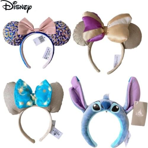 Disney Mickey Mouse Ears Headband Holiday party Cosplay Hairband EARS COSTUME Headband Plush Adult/Kids Headband Gift