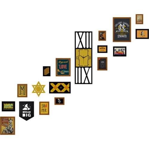 Retro staircase, industrial wind wall decoration, barbecue restaurant, creative personality pendant, coffee restaurant