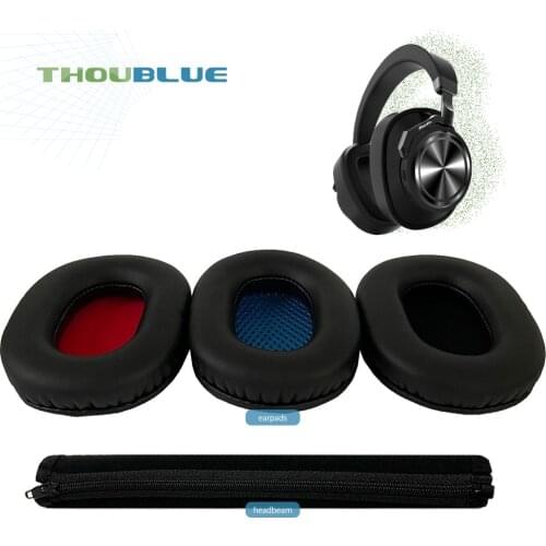 THOUBLUE Replacement Ear Pad For Bluedio T6 T6S T6C T7 T7+ Earphone Memory Foam Cover Earpads Headphone Earmuffs Sleeve