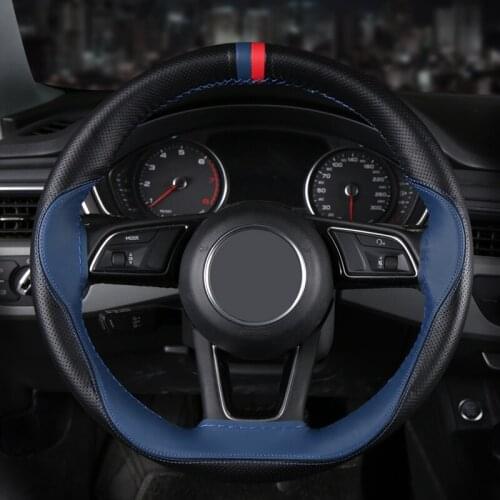 Car Cloth Weaving Carbon Steering Wheel Covers for Subaru XV Legacy Outback Forester Impreza WRX STI LEVORG Brz TREZIA