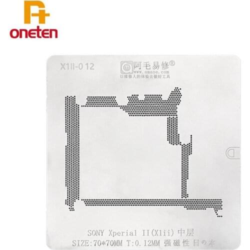 Amaoe BGA Reballing Stencil XI11For SONY Xperial II Middle Steel Mesh