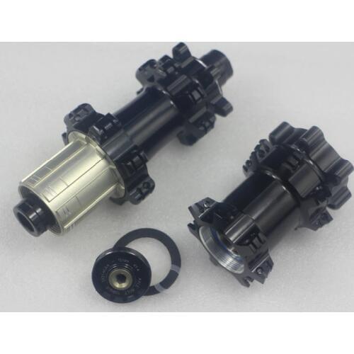 ULTRA LIGHT MTB mountain bike Powerway straight pull disc lefty hubs front 74mm 122g rear 142mm x 12mm thru 263g 28 holes XD XX1