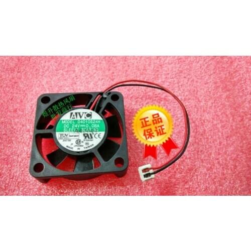 Original D4010S24H DC24V 0.08A 40*40*10MM two-wire inverter mute cooling fan