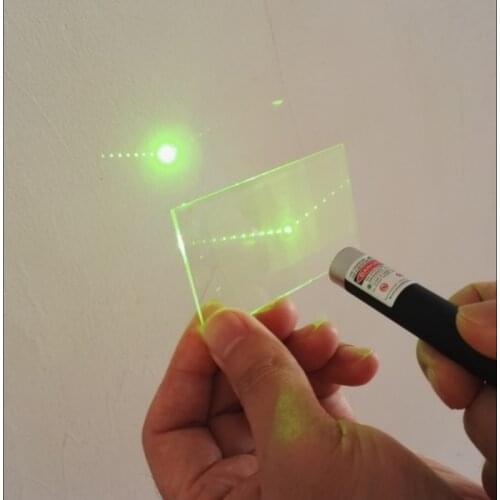 1PC 32x21mm Optical Glass Nano Planar Holographic Grating Lens Focal Length 90mm Parallel Light Lentes Temperature Drift Lenses