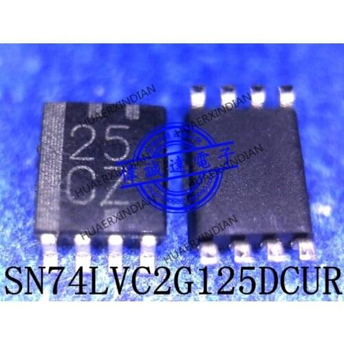 1Pieces new Original SN74LVC2G125DCUR type 25CZ VSSOP-8 In stock real picture