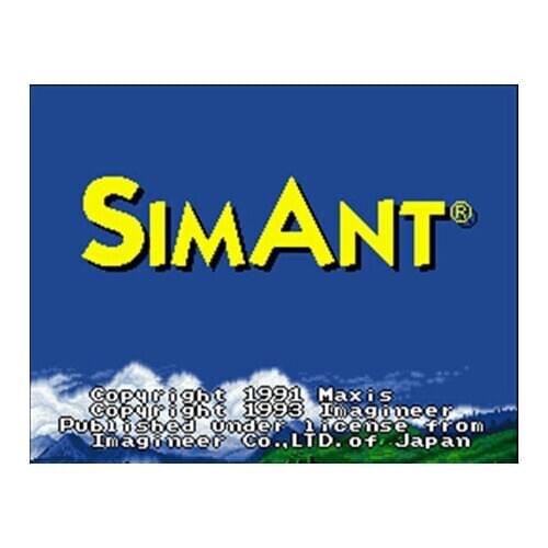 Sim Ant 16 bit Big Gray Game Card For NTSC Game Player Drop Shipping