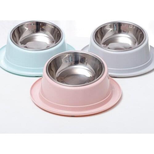 2 In1 Feeding Bowl Inclined Surface Leak-proof Non-slip Neck Protector Cat Food Bowl