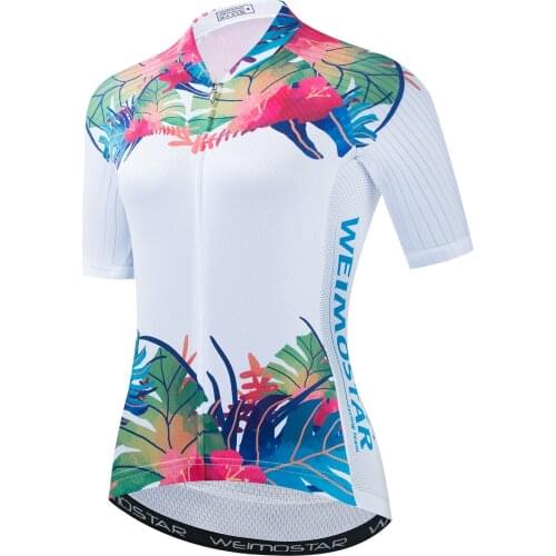 2021 Cycling Jersey Women Summer Short Sleeve Bicycle Clothing Breathable MTB Bike Jersey Tops Quick Dry Road Cycling Shirt Ropa