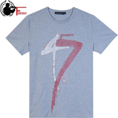 2020 T-Shirts Men Summer High Quality Short Sleeve 95% Cotton 5% Spandex Casual Tee T Shirt Male Funny Design Print Plus EU Size