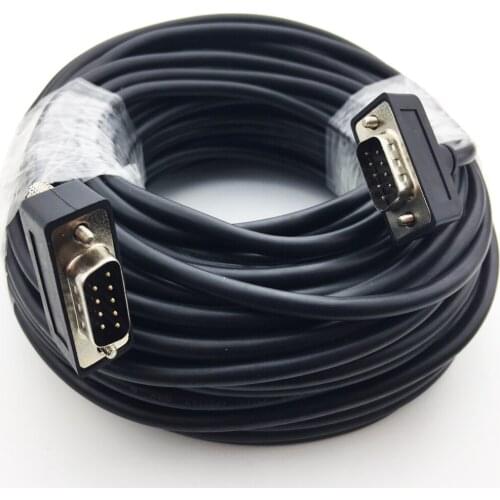 30m RS232 cable DB9100ft Serial RS232 male to RS232 male extension cord cable