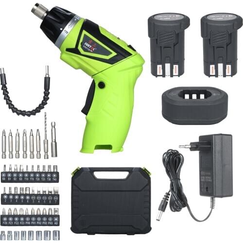 6.0N.m Cordless Electric Screwdriver Battery Rechargeable Electric Tools Cordless Drill Screwdriver Powerful Hand Tools SND136D