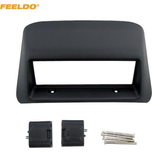 FEELDO Car 1Din Refitting CD DVD Radio Panel Fascia Frame For Mitsubishi Lancer 1996-1997 Stereo Dash Trim Kit