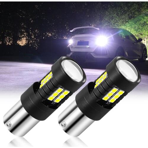 BA15S 1156 P21W Car Reverse Lights Brake Lights LED Bulb for toyota chr corolla camry prius venza prado Rav4 Auris Yaris aygo