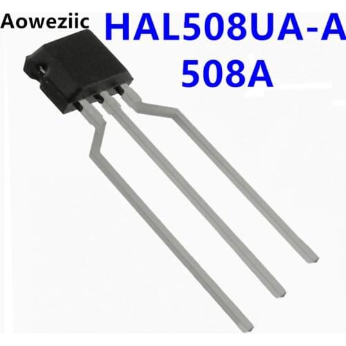 10Pcs HAL508UA-A unipolar Hall switch speed detection Hall sensor 508A original genuine automotive grade HAL508UA TO-92UA