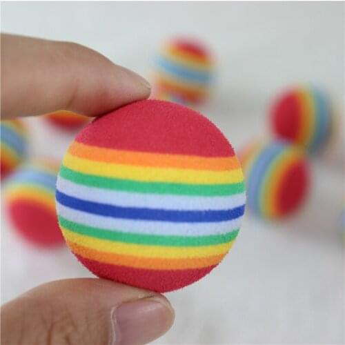 Pet Ball Toy Colorful Safety Toys for Dog Cat Play Good Company Kitten Puppy Toys all available 3 Sizes Pet Toys
