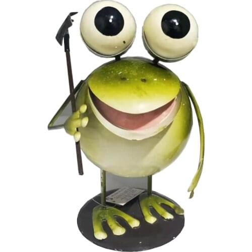 Mini metal frog gift garden ornaments
