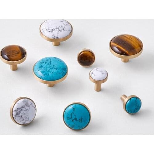 Minimalism Cabinet Knobs Brass Chest Drawer Pulls Kitchen Furniture Accessories Wall Clothes Hooks Copper Coat Hat Hanger