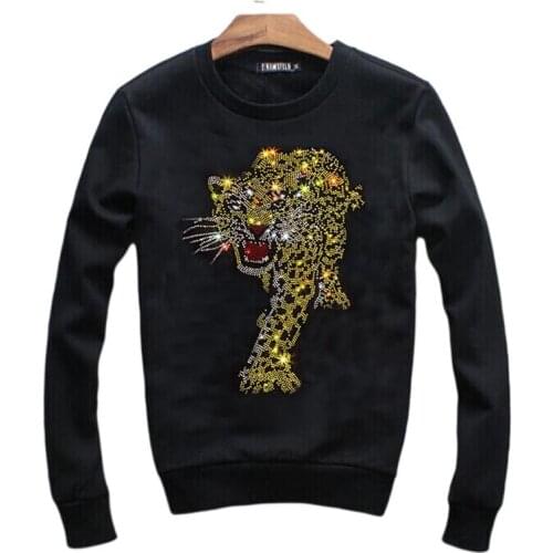 Mens Hoodies Sweatshirt Hot drill Hoodie for man and women Hoodies Long Sleeve Pullover Rhinestones Sweatshirts Men