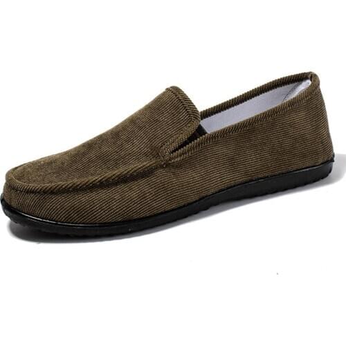 2020 Mens New Peas Shoes Nens Soft Sole Breathable Casual Single Shoes Lightweight Polyurethane Sole Pedal Mens Shoes