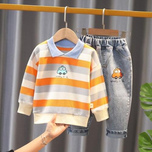 New Spring Autumn Baby Girls Clothes Suit Children Boys Sports T-Shirt Pants 2Pcs/Sets Toddler Fashion Clothing Kids Tracksuits