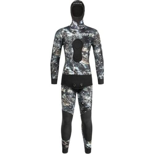 Hunting Fly Fishing Waders Neoprene Thickened Split Fish Hunting Semi-Dry Suit and Warm Wear-Resistant Wetsuit for Men and Women