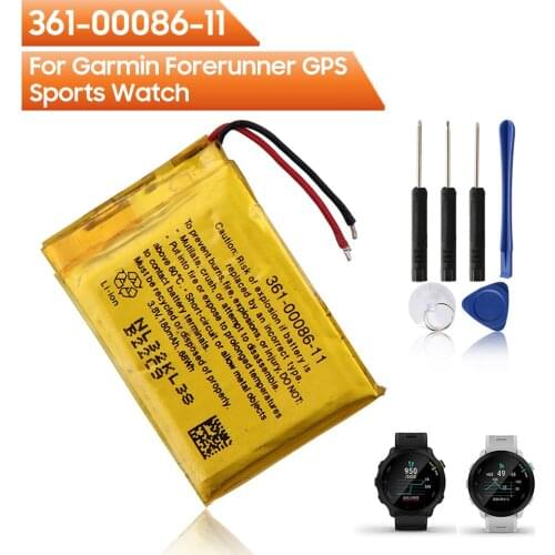 Original Replacement Battery 361-00086-11 For Garmin Fenix 5 Fenix 5S 361-00096-00 Battery 255mAh 361-00098-00 For Fenix 5X