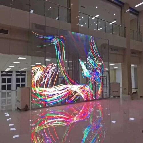 Transparent LED full-color led display p3.91-7.82