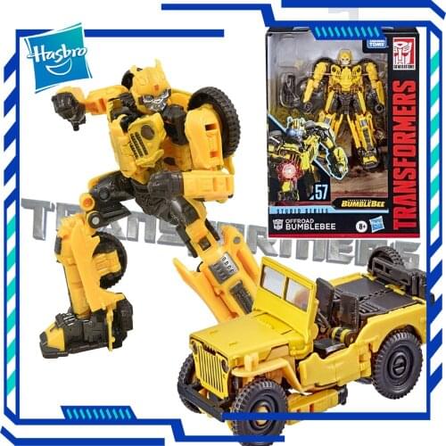 SS57 Hasbro Transformers Deluxe Class Movie Studio Series Bumblebee Transformation Transformer Robot Toys Christmas Gift