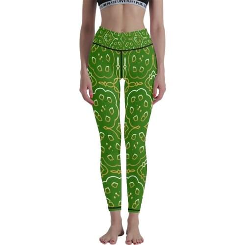 Unique Fitness Environmental Protection 3D Cartoon Printing Sports Yoga Nine Pants Elasticity LeggingsTight Pants Women Movement