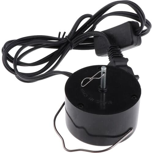 Universal Fast Black Whirligigs Rotating Spinner Motor Yard Ornament