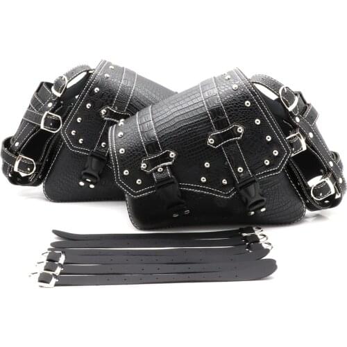 Universal Motorcycle Saddlebags Tool Side Pouch Waterproof Luggage Storage Bags Saddle Bags For Honda/Yamaha/Suzuki