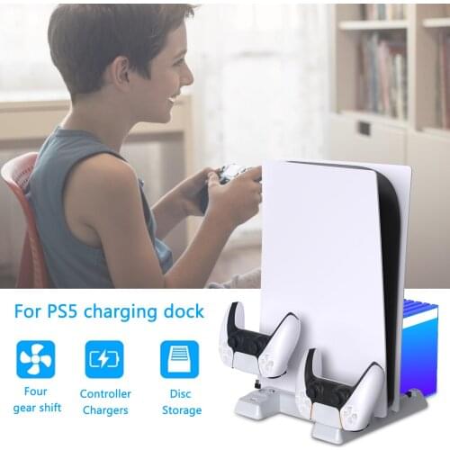 USB 3 Game Console Multi-function mainframe CD-ROM Cooling Base Games Accessories Fan Base Game Controller Cooler for PS5