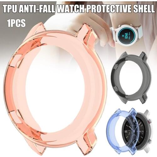 TPU Protective Case for Amazfit GTR 42/47mm Soft Cover Protector Smart Watch Accessories Shell Frame Bumper ND998